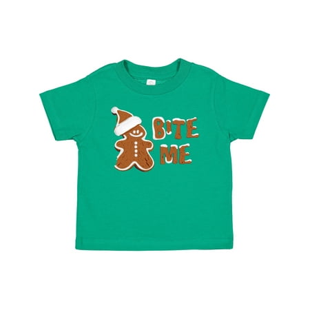 

Inktastic Bite Me Gingerbread Boys or Girls Baby T-Shirt