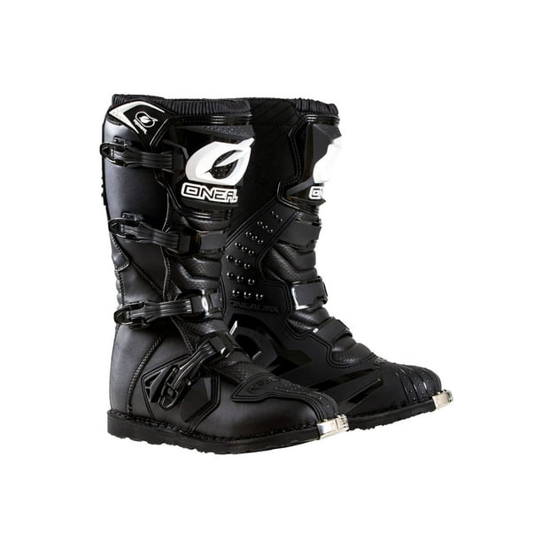 Botas Motocross Enduro Oneal Rider Pro Negro Punta Metalica