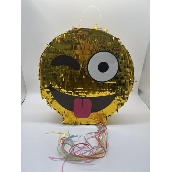 Smiley Face Pinata, Gold Smiley Face Pinata