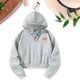 thumbnail image 5 of Sudadera con Capucha Recortada para Mujer, Sudadera con Cordón, Ropa Deportiva Elegante, Sudadera con Capucha Sencilla, Top Recortado para Viajes, Com L, 5 of 7