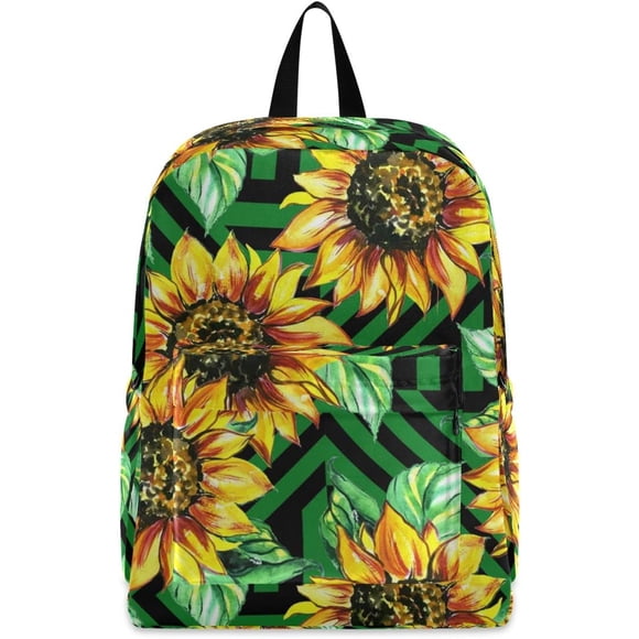 Flower Sunflower Lightweight Backpack Daypacks Bookbag Camping Hiking Travel School Shoulder Bag for Men Women