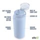 thumbnail image 3 of Botella de agua Ello Cooper de acero inoxidable de 1,2 L con color azul pajizo, 3 of 8