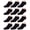 Black, variant on AND1 Men's Socks, Lightweight Quarter Socks, 12 Pack