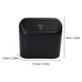 thumbnail image 5 of Hanging Car Trash Can Vehicle Garbage Dust Case Storage Box ABS Square Pressing Trash Bin Auto Interior Accessories Direct Sales, 5 of 5