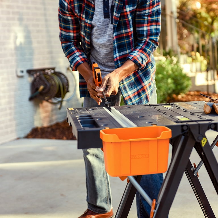 Worx WX064 Pegasus Folding Work Table & Sawhorse - Walmart.com