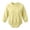Yellow, variant on QIbmong Newborn Infants Cotton Romper Long Sleeve Crew Neck Soft Outwear Bodysuit Casual Pull on Snap Button Fall Winter Clothes(12-18 Months,Yellow)