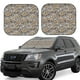 thumbnail image 1 of Balery Zebra Parasol para parabrisas de coche de 2 piezas | Parasol plegable para parabrisas delantero de coche para la mayoría de sedanes-Medium, 1 of 6