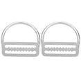 thumbnail image 1 of 2 piezas de tope para cinturón de pesas, anillo en D doblado con hebilla de acero inoxidable, correas de buceo, accesorios para arnés de escalada, 1 of 14