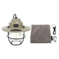 thumbnail image 2 of Lanterne de Camping Rechargeable Vintage, Lanterne LED Étanche pour Randonnée et Pêche, Grande Capacité de Batterie, Forme de Pomme de Pin Rétro, Fonction Veilleuse, Légère et Portable, 2 of 8