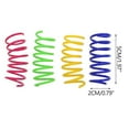 thumbnail image 3 of LEHOZIHEQ Cat Spring Toys, Bouncy Coil Kitty Cats Spiral Spring Toy, Colorful Plastic Spring Coils Attract Cats to Swat, Bite, Cat Toys for Indoor Cats for All Breeds, 3 of 7