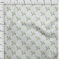thumbnail image 4 of oneOone Polyester Spandex Light Green Fabric Watercolor Floral Sewing Craft Projects Fabric Prints By Yard 56 Inch Wide, 4 of 4