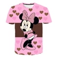 thumbnail image 1 of Disney Kids T-shirt Mickey Mouse Cartoon Girl T-shirt Short Sleeve Kids Street o Collar Kids Girl Loose T-shirt Ages 1-1414T Gao Jinjia LED, 1 of 2