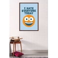 thumbnail image 2 of DaVid Olenick - Hate Everyone Wall Poster, 22.375" x 34", Framed, 2 of 2