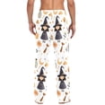 thumbnail image 4 of FORMRS Mens Pajama Pants with Pockets Sleepwear Lounge Bottoms Sizes S-2XL, White Magical Halloween Girl, 4 of 7