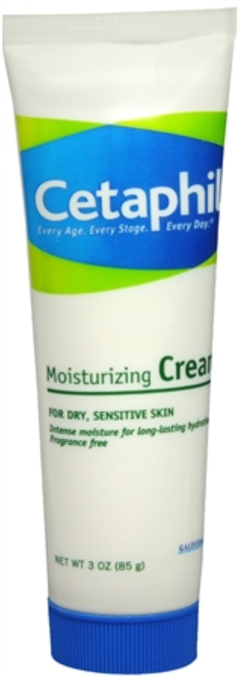 Cetaphil Moisturizing Cream for Dry/Sensitive Skin 3 oz (Pack of 6)