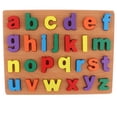 thumbnail image 2 of Wooden Jigsaw Puzzle Board Kids/Baby Cognitive Toy Cognitive Toy Kids Lowercase Letters, 2 of 8