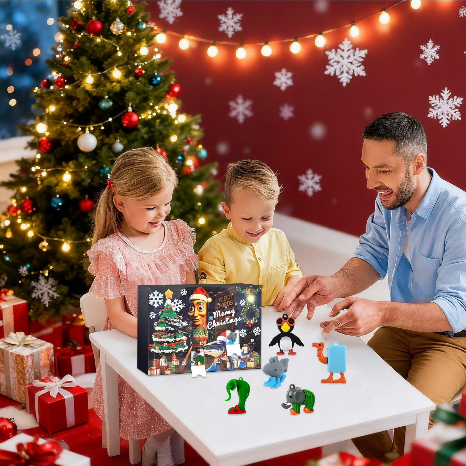 PICKONA Figurines Italian Brainrot 2025 Tung Tung Tung Sahur 24Pcs