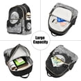 thumbnail image 5 of FORMRS Mini Backpack Purse for Women Quilted Travel Daypack Casual Shoulder Bag, Black Moon, 5 of 7