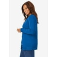 thumbnail image 3 of Woman Within Plus Size Perfect Long-Sleeve Cardigan Sweater, 3 of 6