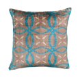 thumbnail image 1 of Morris Silk Velvet Ikat Pillow, 20" X 20", 1 of 3