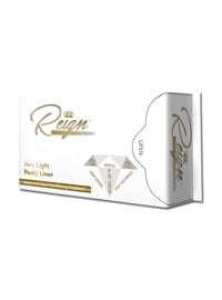 Reign Premium Sanitary Napkins Very Light Panty Liners with Wings 20 Count Graphene Infused