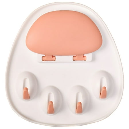 

Cute Cat Paw Pot Lid Storage Rack Multifunctional Punch-Free Shovel Spoon Hanging Holder Practical Kitchen Gadgets White
