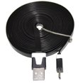 thumbnail image 2 of HQRP Extra Long 10ft USB to micro USB Cable for HTC 73H00315-00M Replacement + HQRP Coaster, 2 of 4