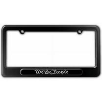 We The People, Patriotic License Plate Tag Frame, Multiple Colors