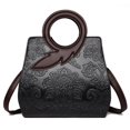 thumbnail image 1 of Bolsos de lujo para mujer, bolsos cruzados de cuero con relieve de calidad de diseñador, bolsos de hombro de marca femenina, bolso de mano Retro, monedero Fivean unisex, 1 of 2