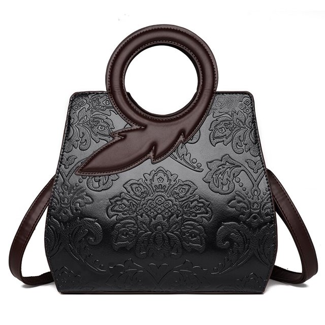 Bolsos de lujo para mujer, bolsos cruzados de cuero con relieve de calidad de diseñador, bolsos de hombro de marca femenina, bolso de mano Retro, monedero Fivean unisex