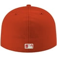 thumbnail image 4 of Men's New Era Red Colorado Rockies White Logo 59FIFTY Fitted Hat, 4 of 6