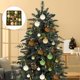 thumbnail image 1 of 44 Pcs Velvet Christmas Balls Flocked Christmas Tree Ornaments Plastic Balls Xmas Decorative Hanging Ornaments Christmas Tree Decoration, 1 of 5