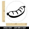 thumbnail image 2 of Oktoberfest Wiener Sausage Bratwurst Self-Inking Rubber Stamp Ink Stamper - Brown Ink - Medium 1 Inch, 2 of 7