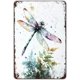 thumbnail image 1 of Funny Metal Tin Signs Dragonfly Vintage Metal Sign Retro Wall Decor for Home Bar Pub Man Cave 8×12 Inch, 1 of 5
