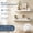 White, variant on Small White Floating Wall Shelves, Set of 2 Wood Display Ledge with Lip for Bedroom, Living Room, Kitchen, Bathroom, Nursery, Modern Decor