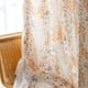 thumbnail image 5 of Cortinas SUOUO con estampado floral naranja quemado semitransparentes, 135 x 213 cm, 2 paneles, 5 of 9
