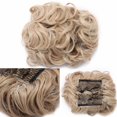 thumbnail image 6 of Benehair Messy Curly Hair Bun Easy Stretch Chignon Hair Extensions Clip in Updo Hairpiece Cover Ponytail Scrunchie for Women Wedding, 6 of 11