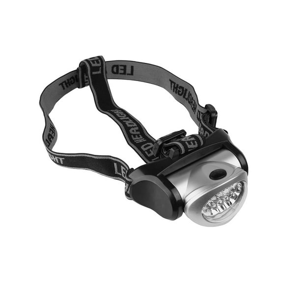 InstallMates™ Economy Headlamp (LED Bulbs: 24 Lumens, (8) White (2) Red, Uses: (3) AAA Alkaline Batteries)