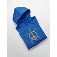 thumbnail image 3 of The Hippie Turtle Hoodie Women -GoatDeals Designs, Female Small, 3 of 4
