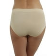 thumbnail image 2 of Women's B-Smooth High-Cut Brief Underwear 834175 Color: Cappuccino (Nude 3) Size: XL, 2 of 2