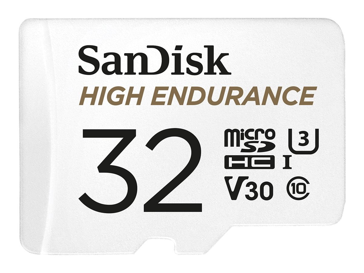 pessimistisk blive irriteret lukke Kingston High Endurance 32GB MicroSDHC Flash Memory Card High Performance  1080P Full HD 95MB/s Read SDCE/32GB - Walmart.com