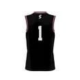 thumbnail image 3 of Youth GameDay Greats #1 Black Santa Clara Broncos Lightweight Collegiate Basketball Fashion Jersey, 3 of 3