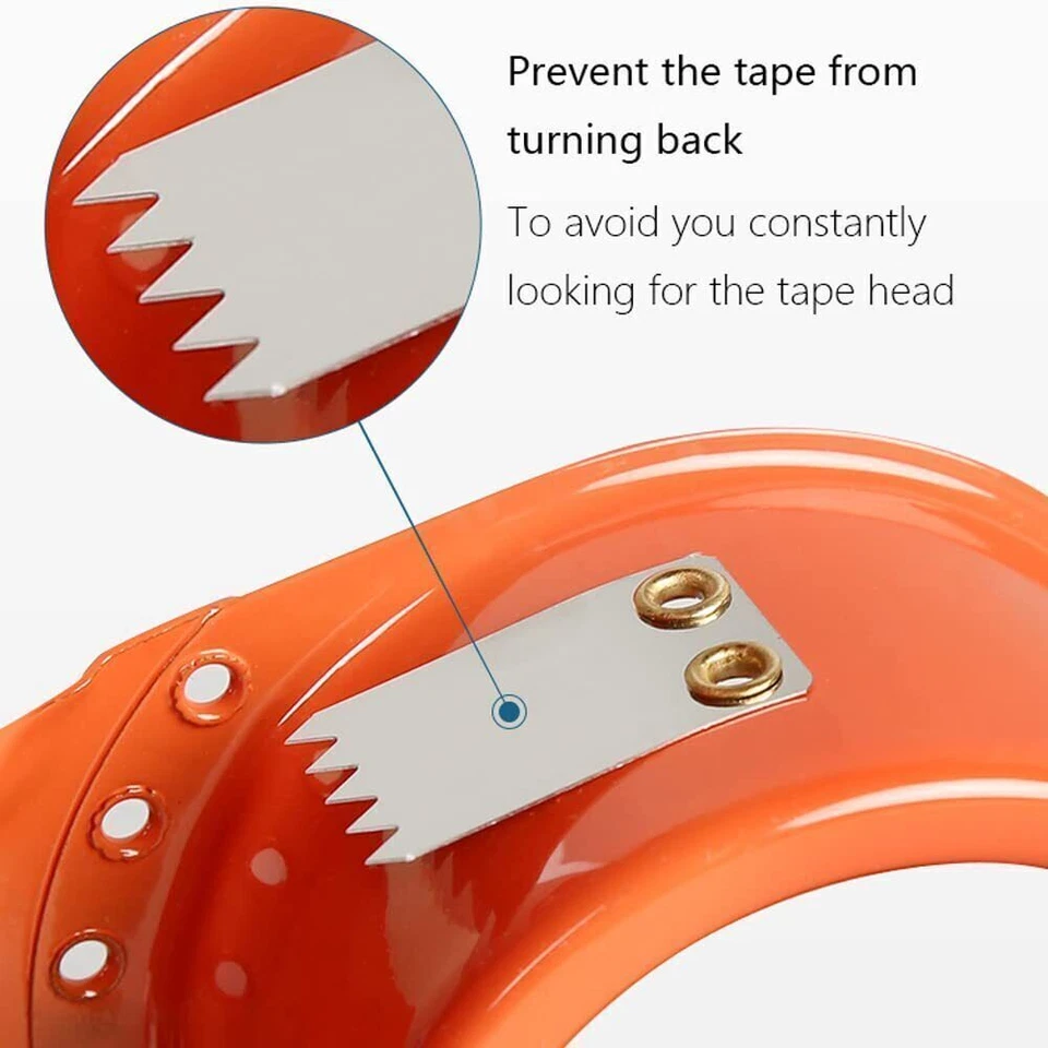 CIRCLE- 2 Pack Metal Packing Tape Dispenser Gun:2-Inch Wide Tape Dispenser / 3-Inch Inne