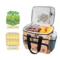 thumbnail image 2 of FORMRS Insulated Cooler Bag 24 Cans Capacity Soft Leakproof Lunch Box with Side Pockets, Christmas Santa, 2 of 7