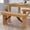Light Natural, variant on Merrick Lane Tinsley 40" x 12" Black Wash Solid Pine Folding Farmhouse Style Bench, Rustic Pinewood Folding Dining Bench with Locking Legs
