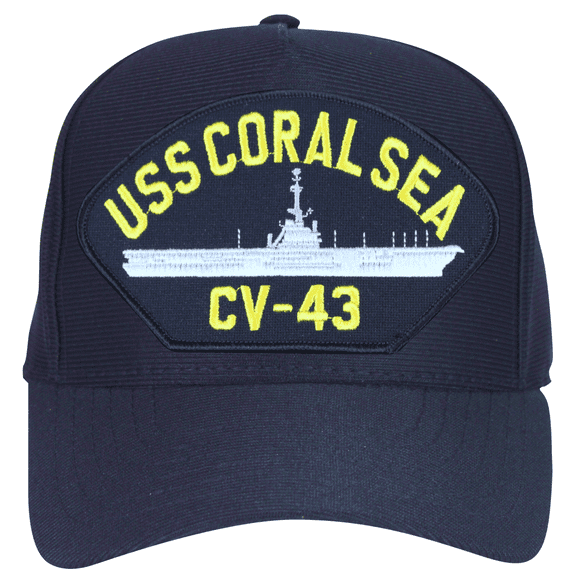 USS Coral Sea CV-43 Ships Ball Cap