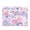 Lavender Watercolor Roses, variant on Large Fliplid Foldable Storage Bin Boxes Cubes Baskets with 2 Handles for Clothes Books 16.5x12.6x11.8 Inch Light Purple Peony