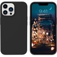 thumbnail image 1 of iPhone 13 Pro Case, iPhone 13 Pro Cases, Soft Silicone Gel Rubber Bumper Phone Case with Anti-Slip Microfiber Lining Hard Back Shockproof Full-Body Protective Cover Case iPhone 13 Pro, Black, 1 of 7