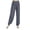 Dark Gray, variant on Girls Harem Pants Solid Color Elastic High Waist Loose Fit Pilates Dance Practice Pants Soft Lightweight Yoga Sports Pants
