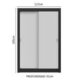 thumbnail image 3 of Ropero Closet Madesa Vivare 2 Puertas NB, 3 of 5